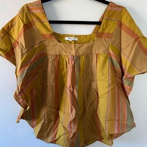 SOLD Madewell striped butterfly top